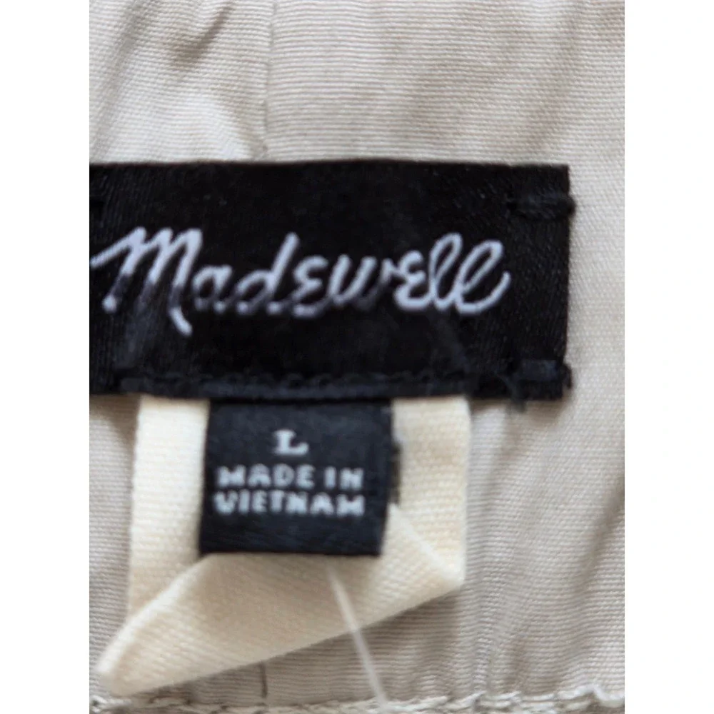 Madewell pleated poplin